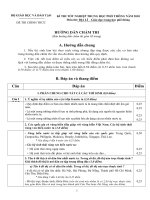 Đáp án Địa TN THPT 2010