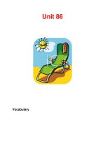 Từ vựng tiếng anh-Unit 86 docx