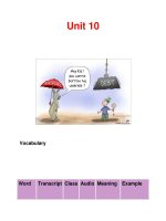 Unit 10 Vocabulary docx