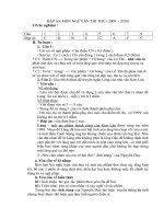 dap an thi thử van vòng 1