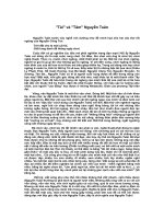 Tài và Tâm Nguyễn Tuân