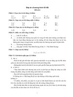 ĐÁP ÁN BÀI THI MÔN KINH TẾ QUỐC TẾ (Đề số 6) ppsx