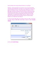 Sao lưu dữ liệu Gmai sang tài khoản Windows Live miễn phí pdf