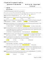 20 ĐỀ THI ĐẠI HỌC CÁC NĂM - ĐỀ SỐ 15 ppt