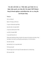 Cho nhà xuất khẩu vay: Thẩm định, quyết định cho vay thuộc thẩm quyền của Giám đốc Chi nhánh NHPTKhách hàng là Doanh nghiệp tư nhânHình thức cho vay từng lần sau khi giao hàng pps