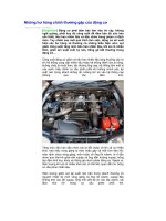 Những hư hỏng chính thường gặp của động cơ pptx