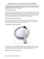 Công dụng của muối trong bảo quản đồ dùng ppt