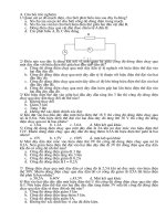 Bài tập trắc nghiệm VL9