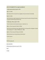 ĐỀ THI TỐT NGHIỆP THPT MÔN VĂN