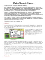 25 năm Microsoft Windows