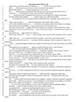 ngữ pháp thi tuyển sinh vào lớp 10