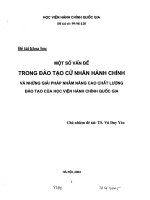 Cử Nhân Hành Chính - Quản Lý Kinh Tế phần 1 docx