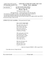 de thi lop 10 Tien Giang co dap an