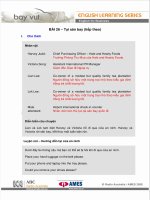 Tiếng anh thương mại - Tại sân bay (phần tiếp theo) pot