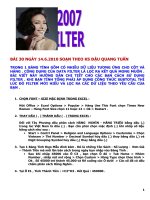 TỰ HỌC EXCEL 2007 - DATA FILTER pot