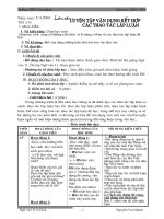 Tiết 111 Luyện tập vận dụng