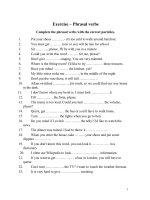 Exes - Phrasal verbs pps