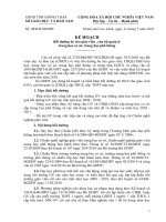 Kế hoạch bồi dưỡng hè năm 2010