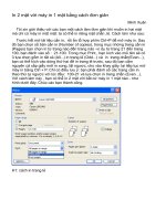 Sử dụng  máy in