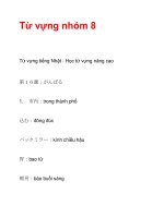 Từ vựng nhóm 8 ppt