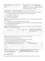 Tiếng Việt 2: KT đầu năm học 2007-2008