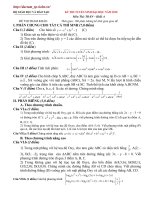 Đề thi thử đại học , cao đẳng môn Toán - Đề số 2 pps