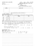 THI HKI. 2006-2007 TOAN 6