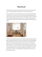 Hostel là gì? doc