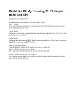 BỘ ĐỀ THI THỬ ĐH, CĐ - SỬ 2010