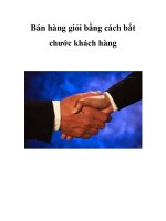 Bán hàng giỏi bằng cách bắt chước khách hàng . pdf