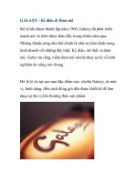 GALAXY - Kì diệu & Đam mê pdf