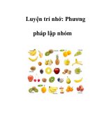 Luyện trí nhớ: Phương pháp lập nhóm doc