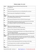 Tài liệu sinh học 12 - câu hỏi trắc nghiệm - tính đa hiệu của gen potx