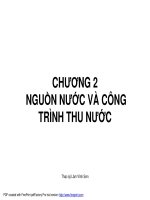 Xử lý nước cấp- chương 2 potx