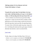 Thiết lập mô hình ATA Over Ethernet (AoE) trên Ubuntu 10.04 (Initiator và Target) doc