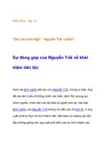 Kiến thức lớp 10 