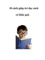 10 cách giúp trẻ đọc sách có hiệu quả doc