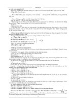 Ôn tập trắc nghiệm hóa 10