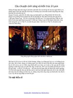 Câu chuyện ánh sáng và kiến trúc ở Lyon ppsx