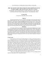 Hiệu quả kinh tế kỹ thuật khi sử dụng kháng bù ngang có điều khiển trên dường dây truyền tài dài pot