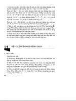 Tài liệu tham khảo hình học 12 nâng cao dành cho giáo viên - chương II Mặt cầu, mặt trụ, mặt nón doc