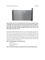 Cách thay thế két nước làm mát pptx