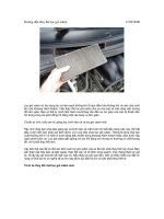 Hướng dẫn thay thế lọc gió cabin ppsx