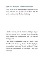 Định danh thương hiệu Việt trên bản đồ thế giới potx