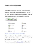 Cài đặt LibreOffice trong Ubuntu doc