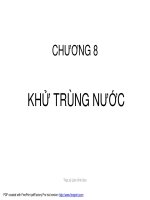 Xử lý nước cấp- chương 8 pot