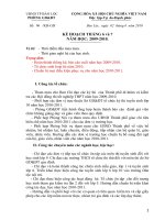 Kế hoạch tháng 6,7 (PGD)