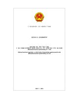 QUY CHUẨN KỸ THUẬT QUỐC GIA VỀ KHẢO NGHIỆM TRÊN ĐỒNG RUỘNG HIỆU LỰC CỦA CÁC THUỐC TRỪ NHỆN GIÉ (Steneotarsonemus spinkiSmiley) HẠI LÚA
