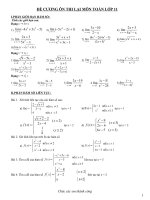 ON TAP THI LAI LOP 11