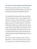 Như thế nào là một doanh nghiệp có thể nhượng quyền? pdf